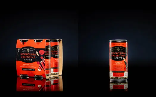 Signorina Valentina Spritz Non-Alcoholic Aperol-Style RTD Can by Barnes and Brown