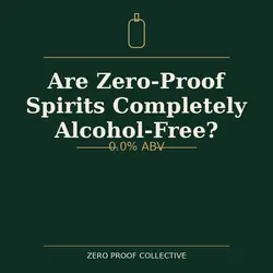 Are zero-proof spirits completely alcohol-free? 0.0% ABV