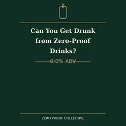 Can you get drunk from zero-proof drinks? 0.0% ABV